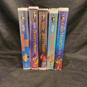 Lot Of 5 Disney VHS Black Diamond.  VHS#21